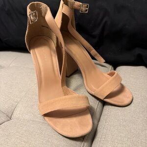 New Look Tan Block Heels